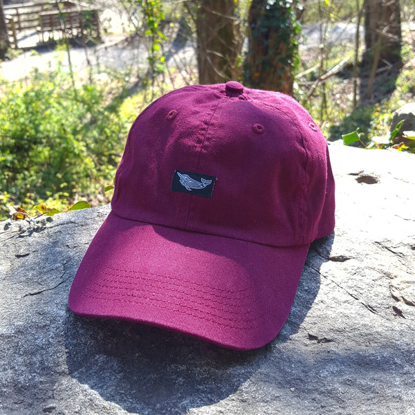 Native Narwhal Traditional Hat (Burgundy)