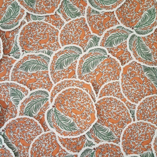 The Peach Sticker