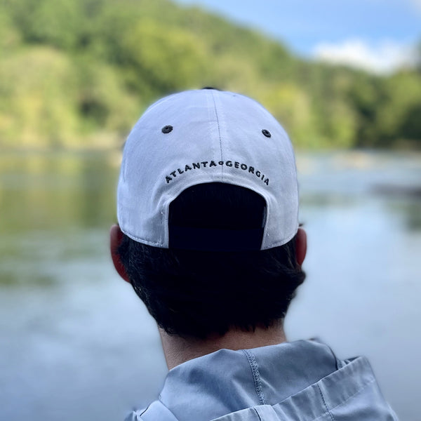The Peach Snapback (Snow White & Charcoal)