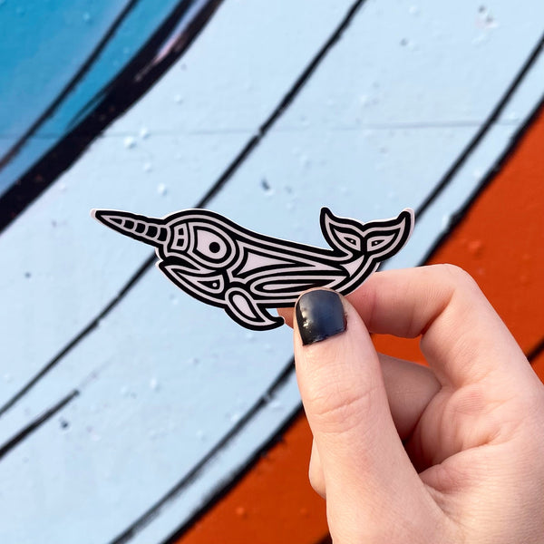 The Native Narwhal Sticker